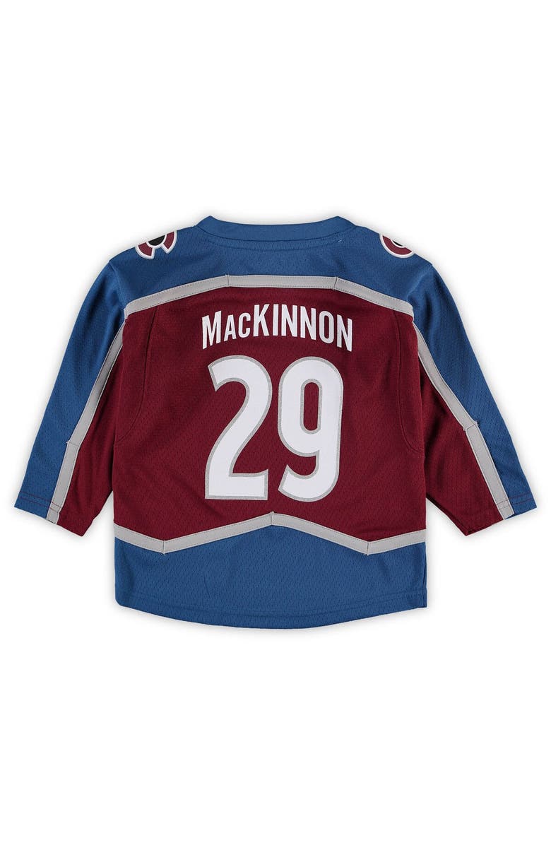 Outerstuff Toddler Nathan MacKinnon Burgundy Colorado Avalanche Home Replica Player Jersey, Alternate, color,
