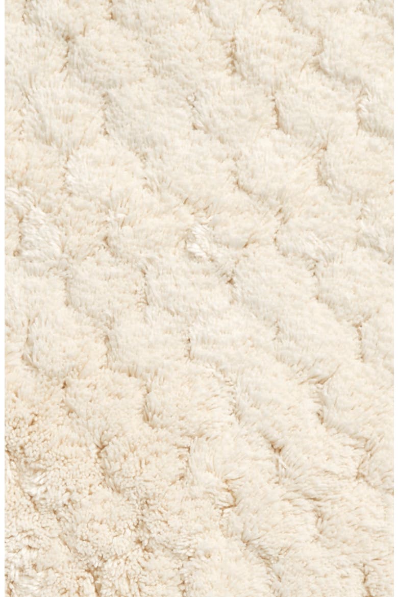 Lotus Bath Rug, Alternate, color, IVORY