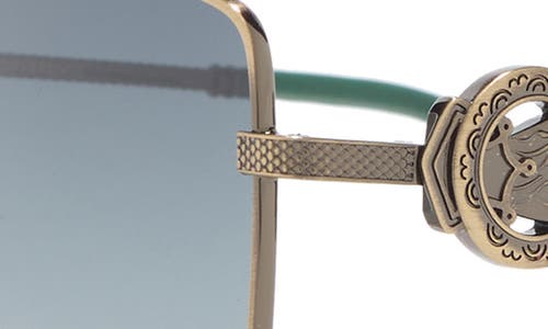 Diff Harlowe 55mm Square Sunglasses In Gold