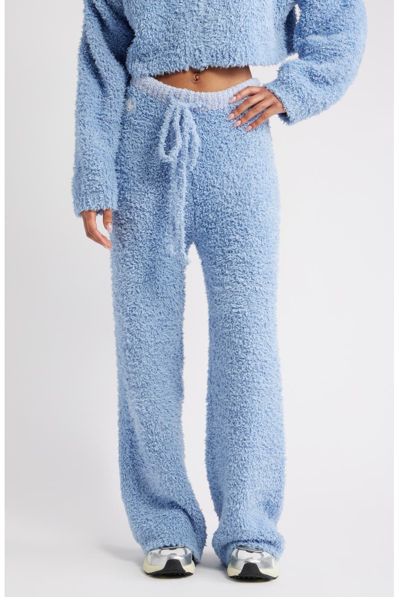 Bodhi Fuzzy Sweatpants, Main, color, BLUE