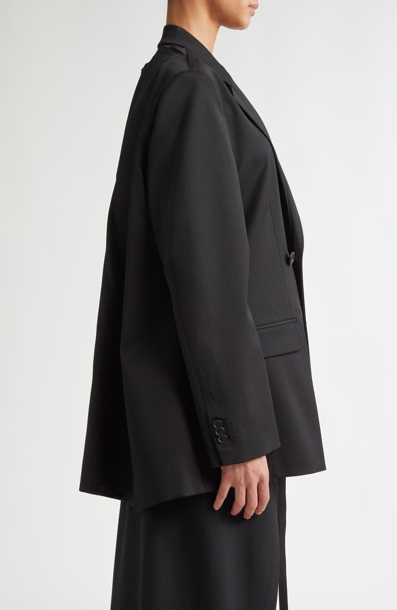 MM6 Maison Margiela Décortiqué Wool Blazer, Alternate, color,