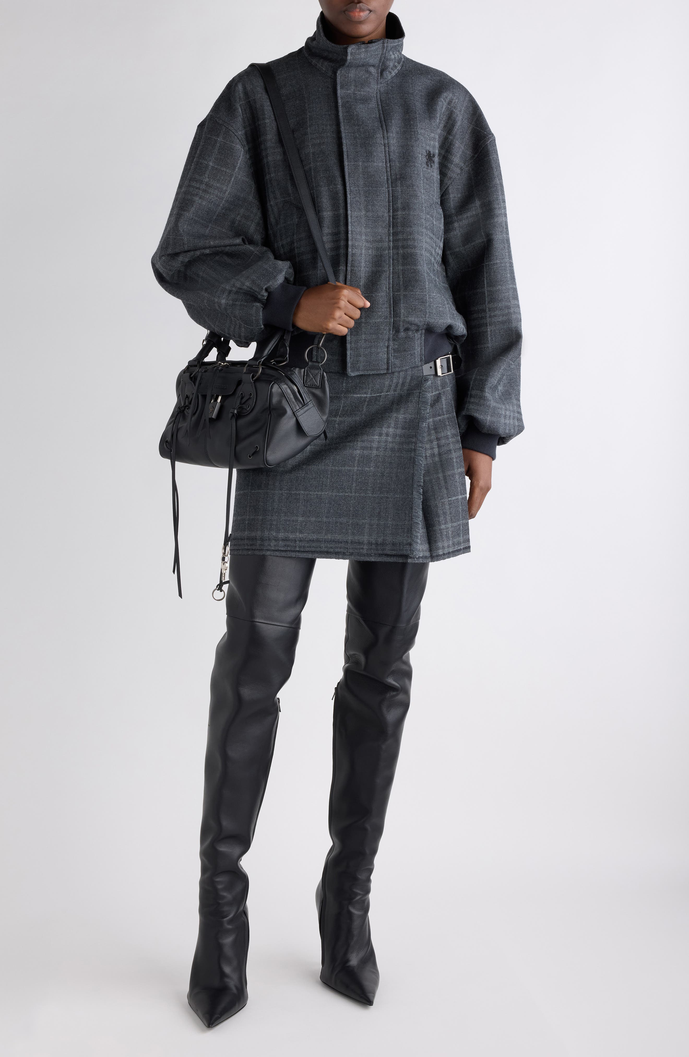 Reversible Wool Blouson Jacket - image 2