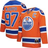 Mitchell & Ness Men's Mitchell & Ness Connor McDavid Orange Edmonton Oilers Power Play Jersey