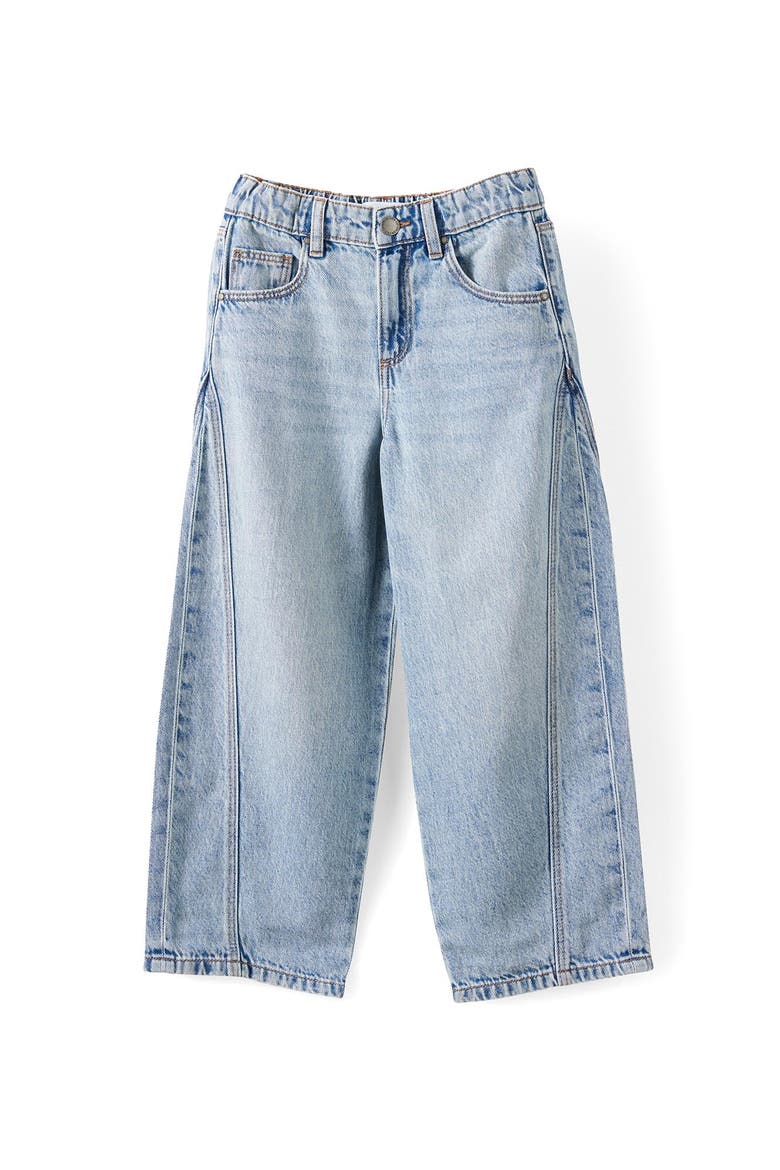 Kid's Unisex Super Barrel Leg Denim Jean, Main, color, Airlie Light Blue