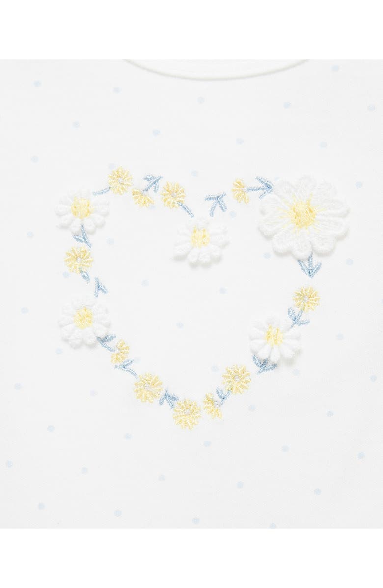 Little Me Daisies Bodysuit, Skirted Leggings & Headband Set, Alternate, color,