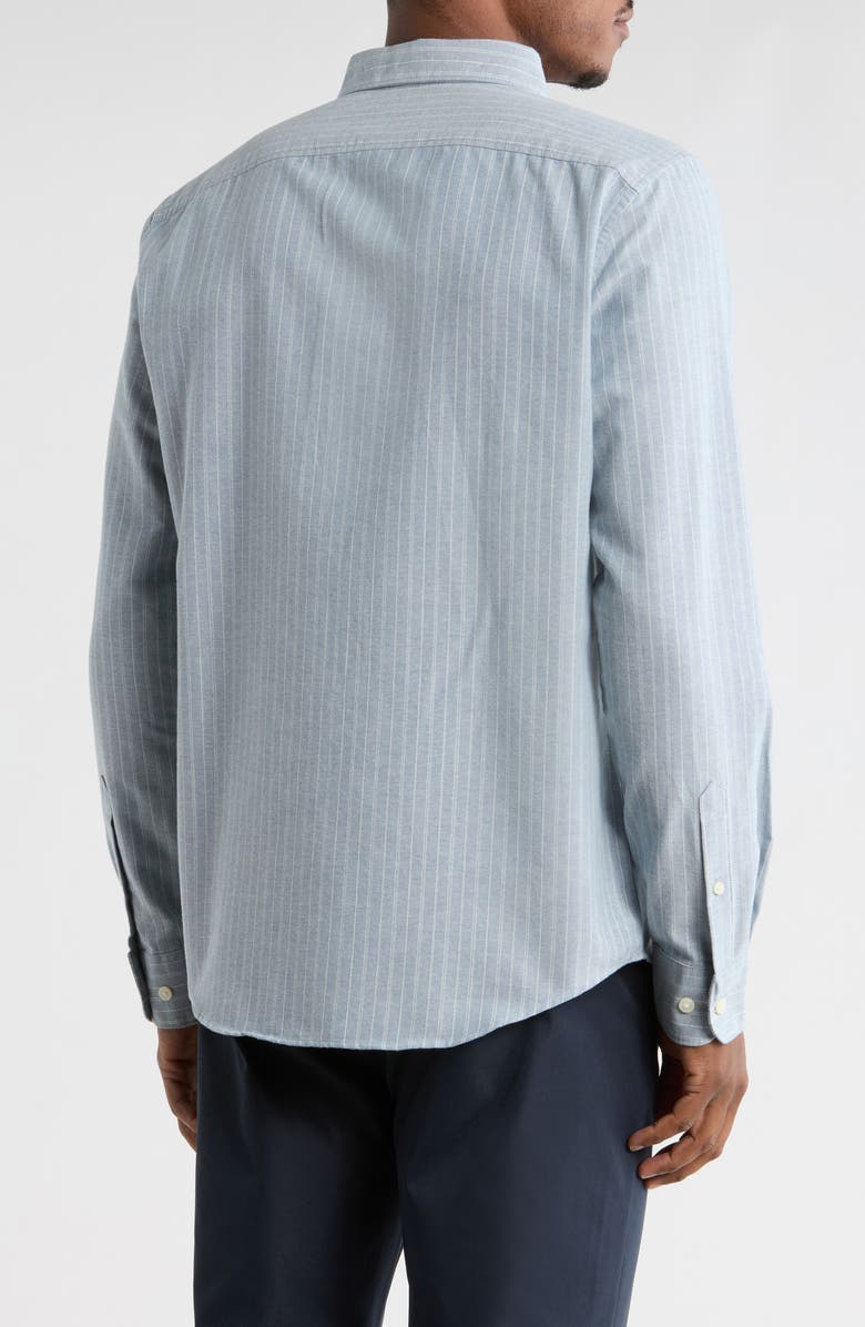 Original Penguin Stripe Button-Down Shirt, Alternate, color, Copen Blue