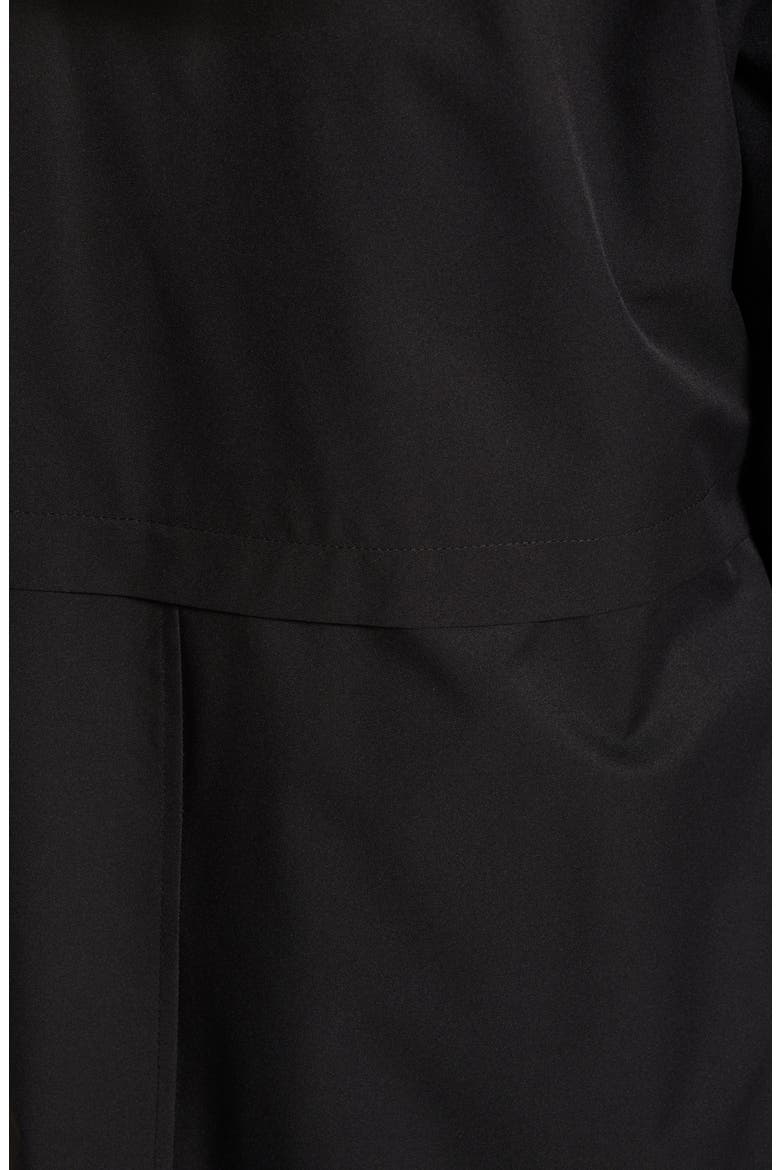 Water Repellent Rain Jacket, Alternate, color, BLACK