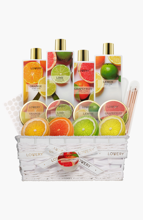 19-Piece Citrus Bath and Body Care Gift Set