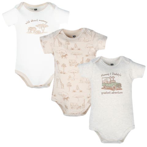 All-Season Cotton One-Piece Garment Set of 3