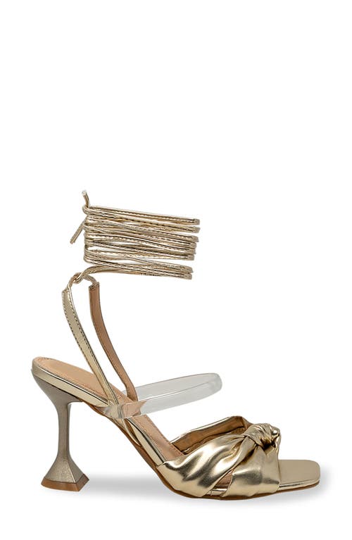 Chase & Chloe Chase And Chloe Sofie Ankle Wrap Sandal