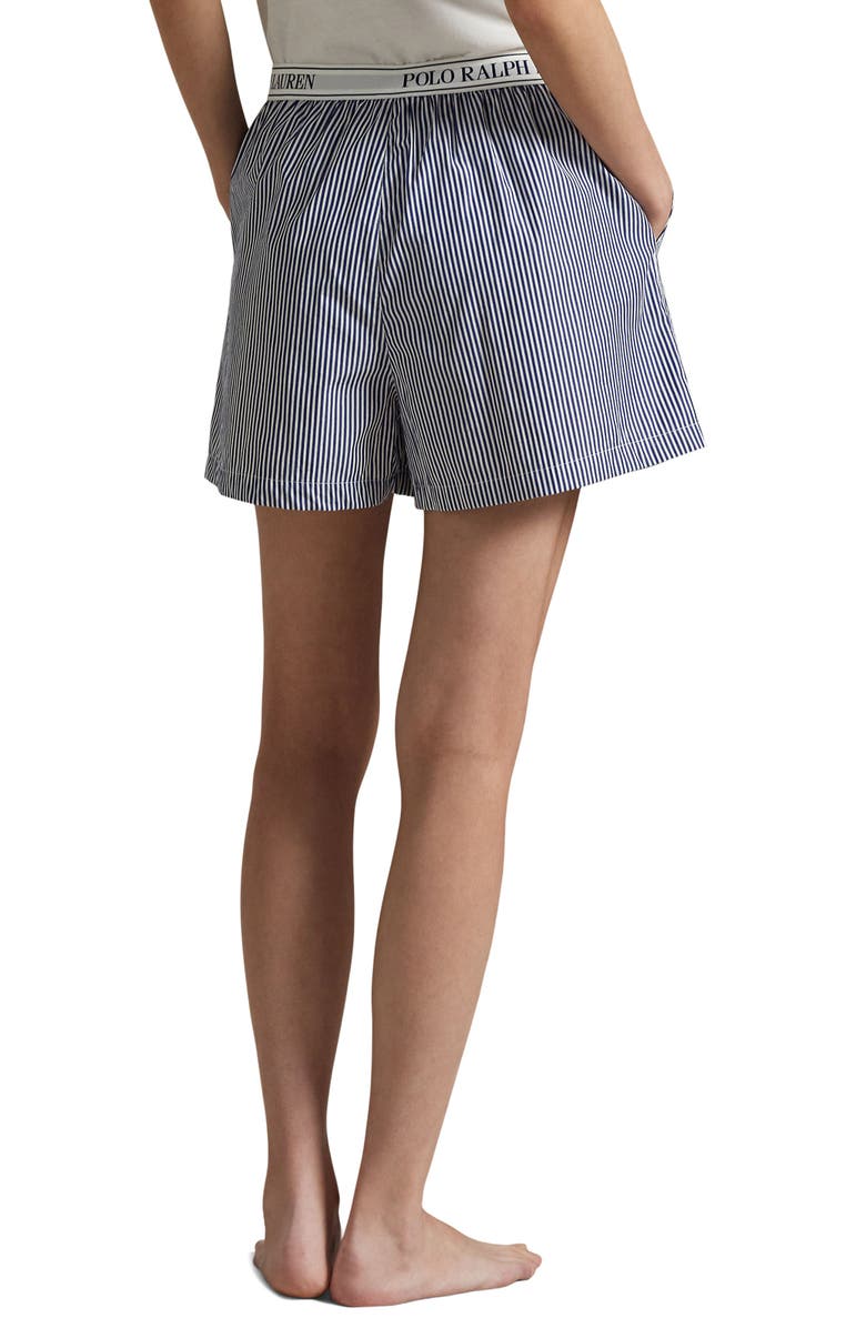 Polo Ralph Lauren Assorted 2-Pack Cotton Boxer Pajama Shorts, Alternate, color, Hydrangea/ Beacon Blue