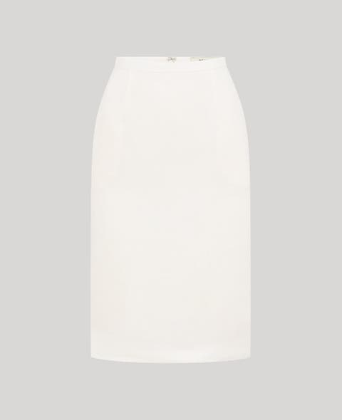 Elizabeth Linen Pencil Skirt