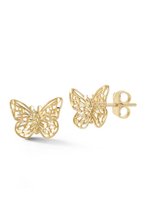 Butterfly Stud Earrings
