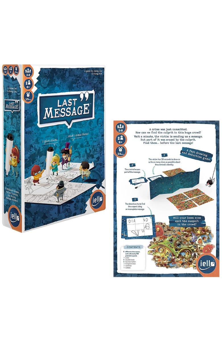 IELLO Last Message Iello Memory & Deduction Game, Family, Ages 8+, 38 Players, Alternate, color, 