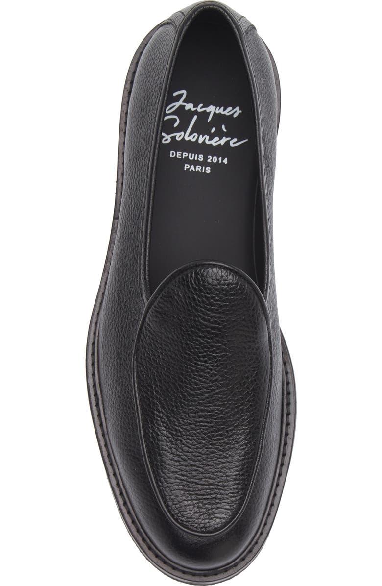 JACQUES SOLOVIERE Alexis Loafer, Alternate, color, Black