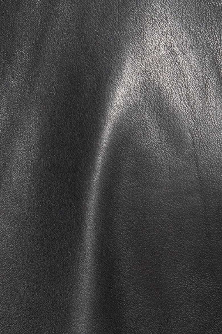 Lambskin Leather Sport Coat, Alternate, color, BLACK