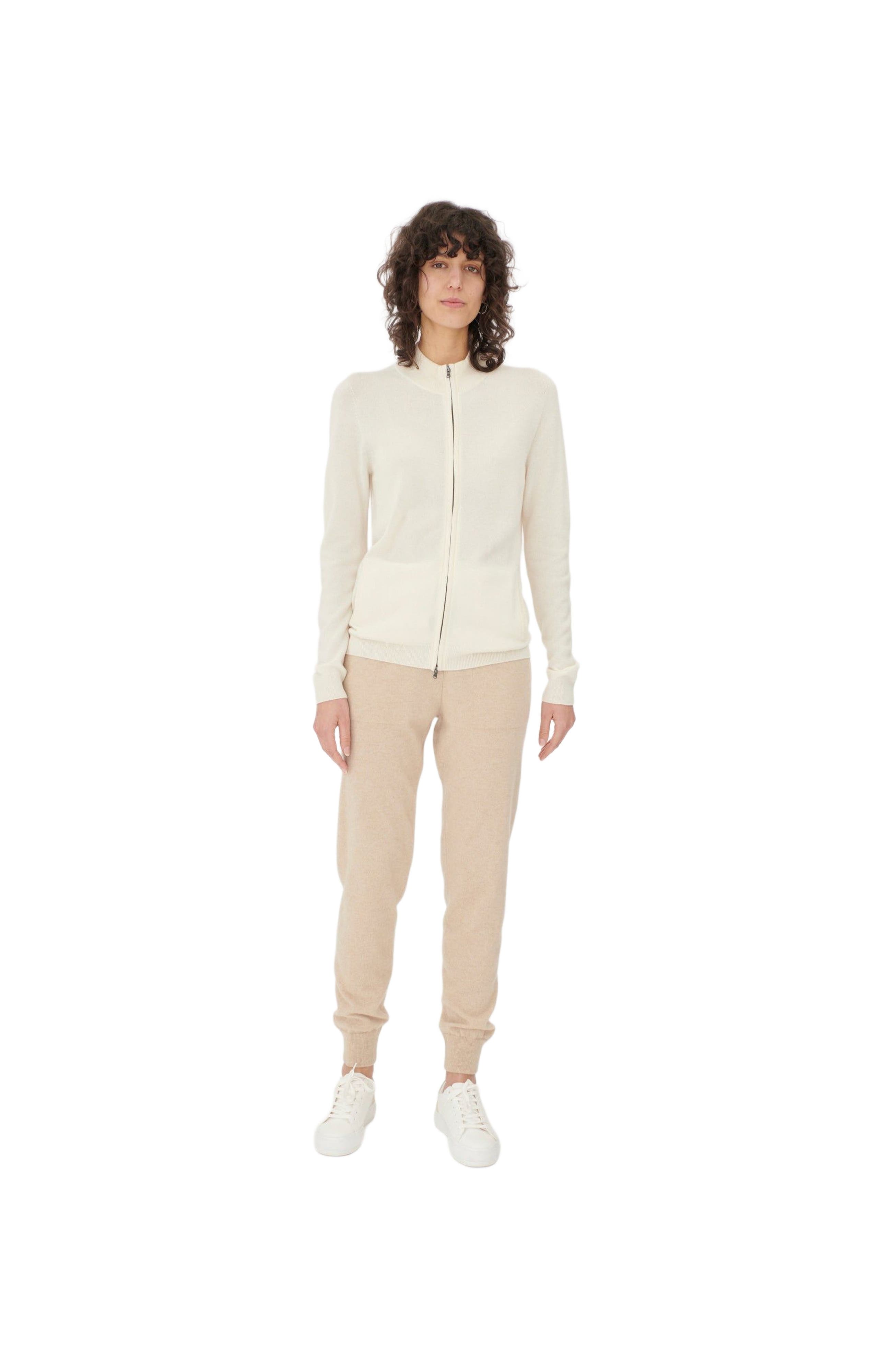 Essential Cashmere Full-Zip Cardigan - image 3
