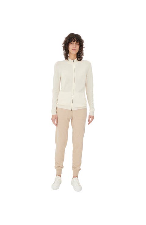 Essential Cashmere Full-Zip Cardigan