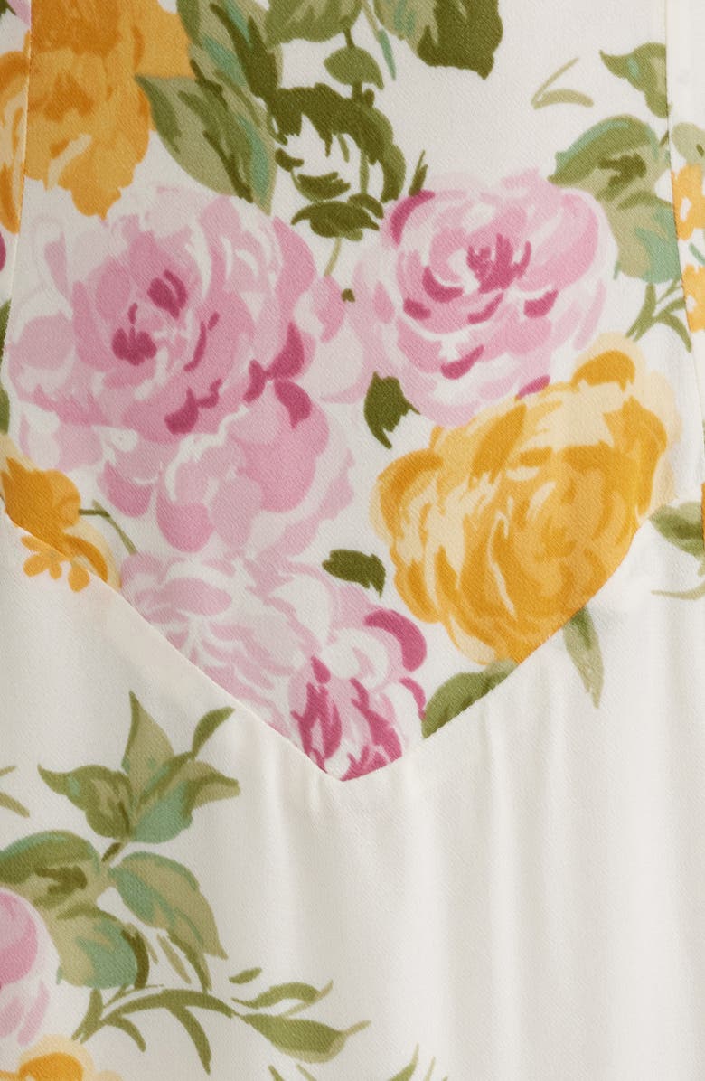 Reformation Ailany Floral Print Sundress, Alternate, color, Rose Perfume