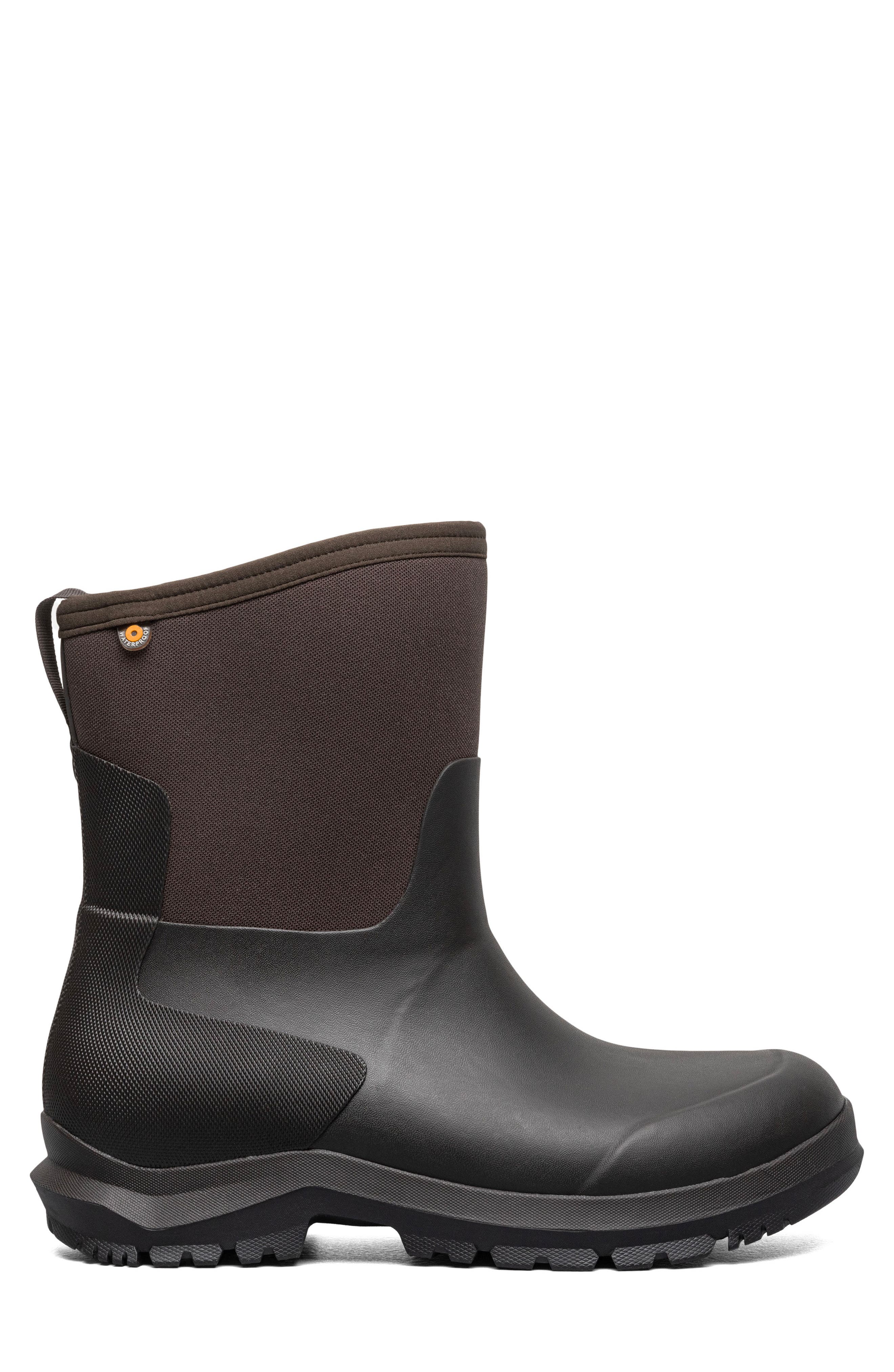 Sauvie Basin Waterproof Rain Boot, Alternate, color, BROWN
