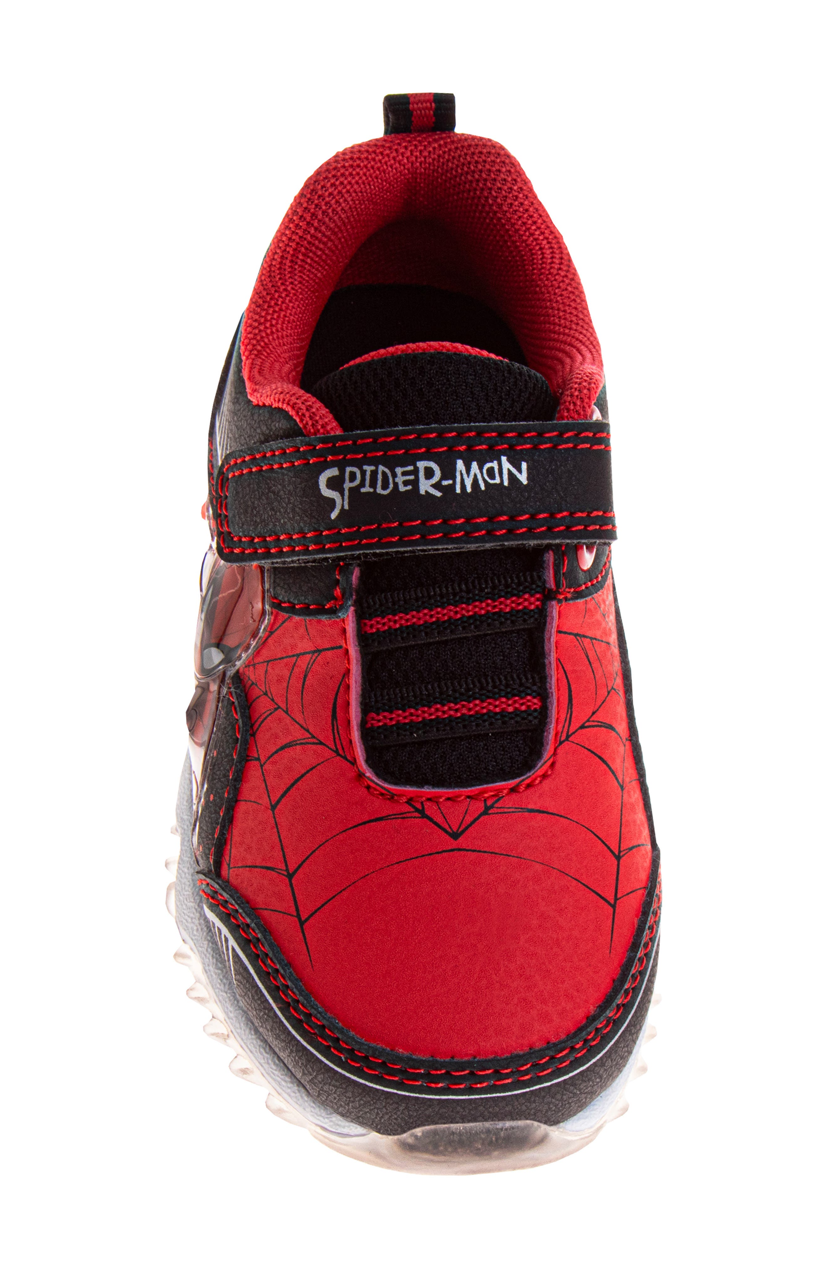 JOSMO Kids' Spider-Man Sneaker, Alternate, color, Black/ Red