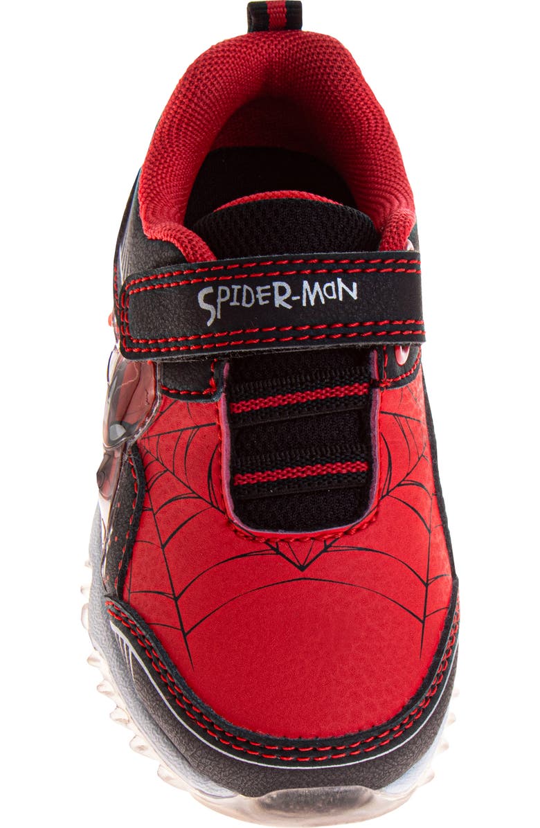 JOSMO Kids' Spider-Man Sneaker, Alternate, color, Black/ Red