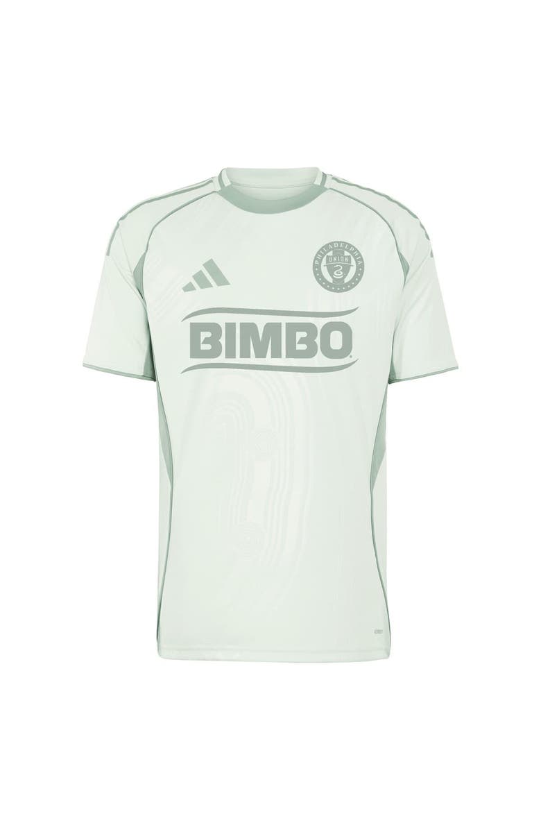adidas Men's adidas Light Green Philadelphia Union 2025 One Planet Pre-Match Top, Alternate, color, Light Green