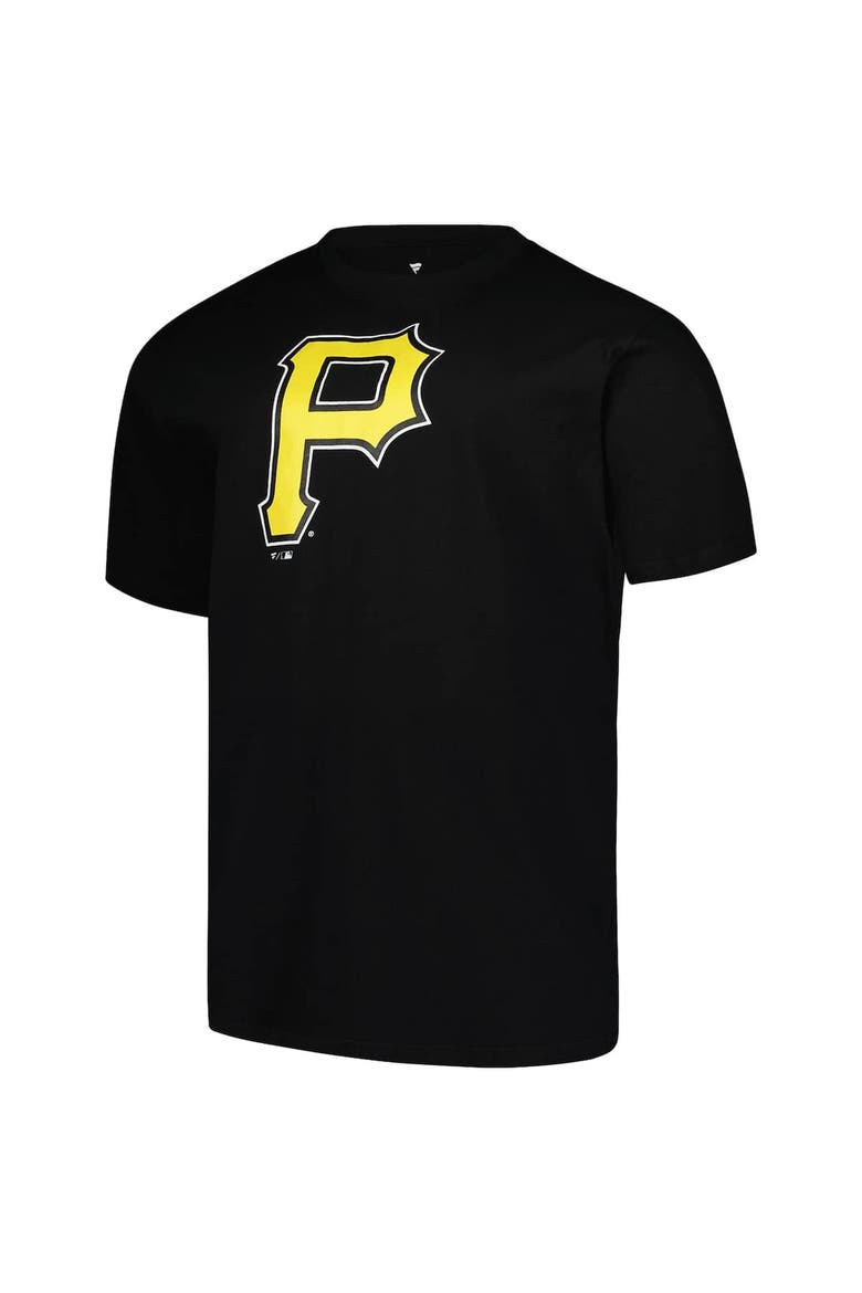 Men's Profile Black Pittsburgh Pirates Big & Tall Primary Logo T-Shirt, Alternate, color, Black