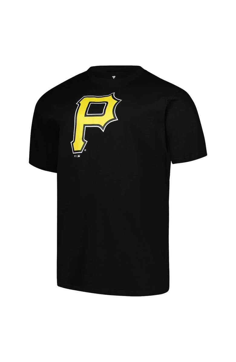 PROFILE Men's Profile Black Pittsburgh Pirates Big & Tall Primary Logo T-Shirt, Alternate, color, Black