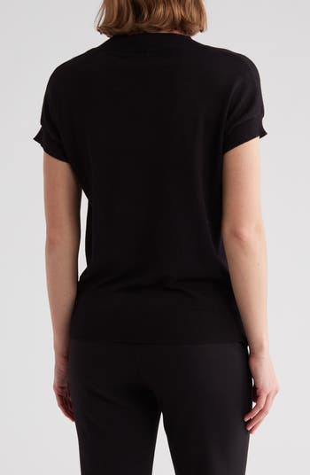 Short Sleeve Crew Sweater