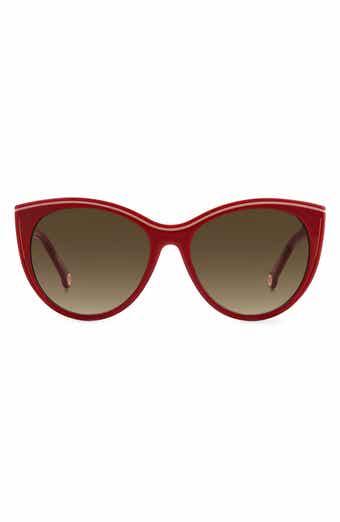Carolina Herrera Her 56mm Cat Eye Sunglasses