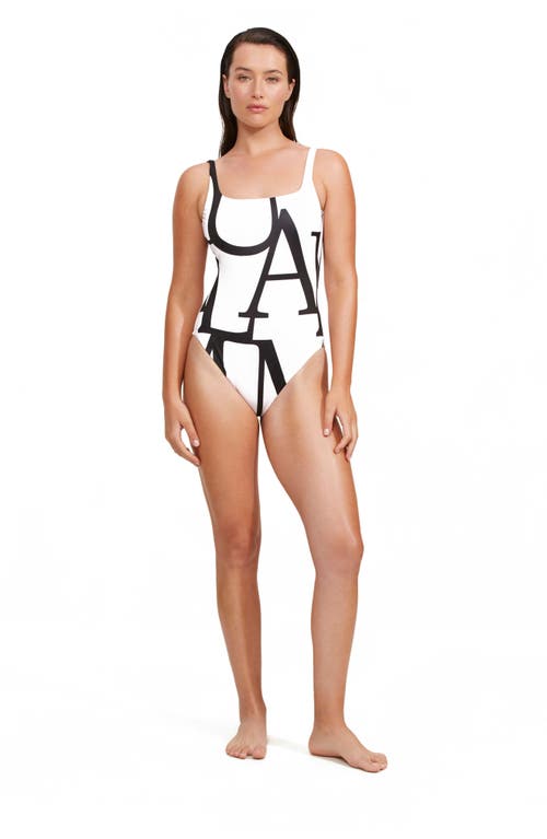 Luma Gottex Signature Square Neck Tank One Piece