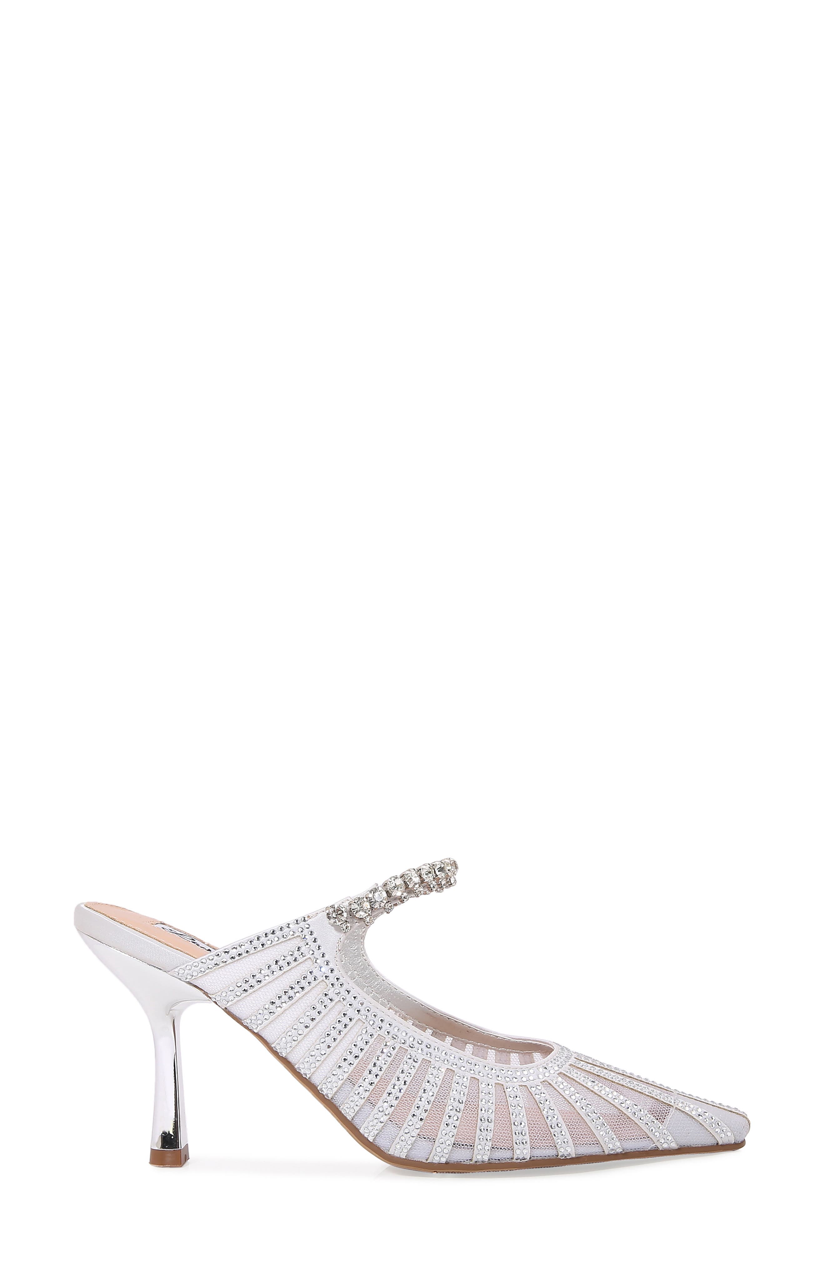 Love Mary Jane Mule, Alternate, color, SILVER