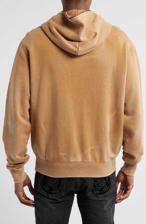 Billionaire Boys Club Helmet Head French Terry Zip Hoodie In Chipmunk
