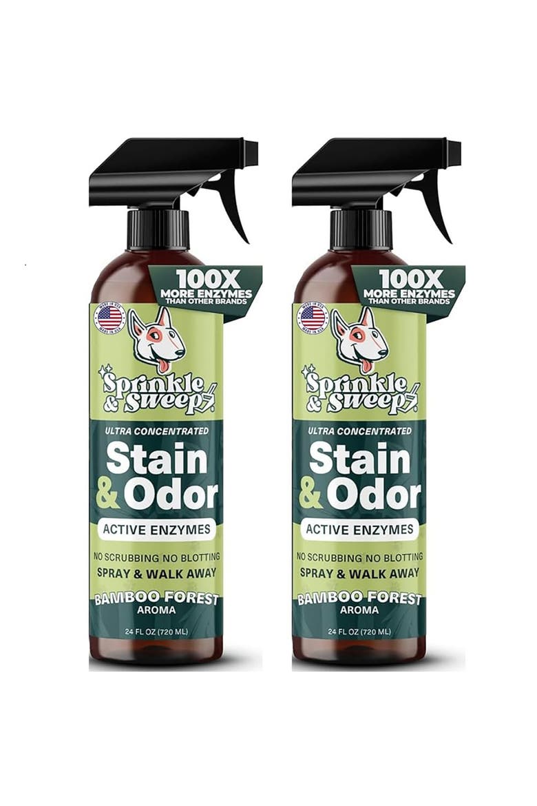 24 oz Pet Stain and Odor Enzyme Spray 2 Pack, Main, color, Multicolored