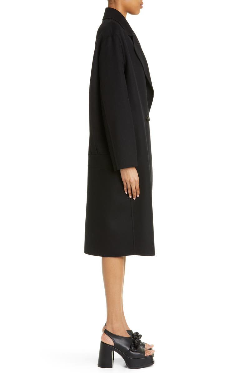 Stella McCartney Erika Double Breasted Wool Coat, Alternate, color, 