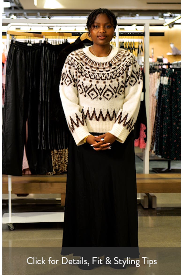 Fair Isle Wool & Alpaca Blend Sweater video