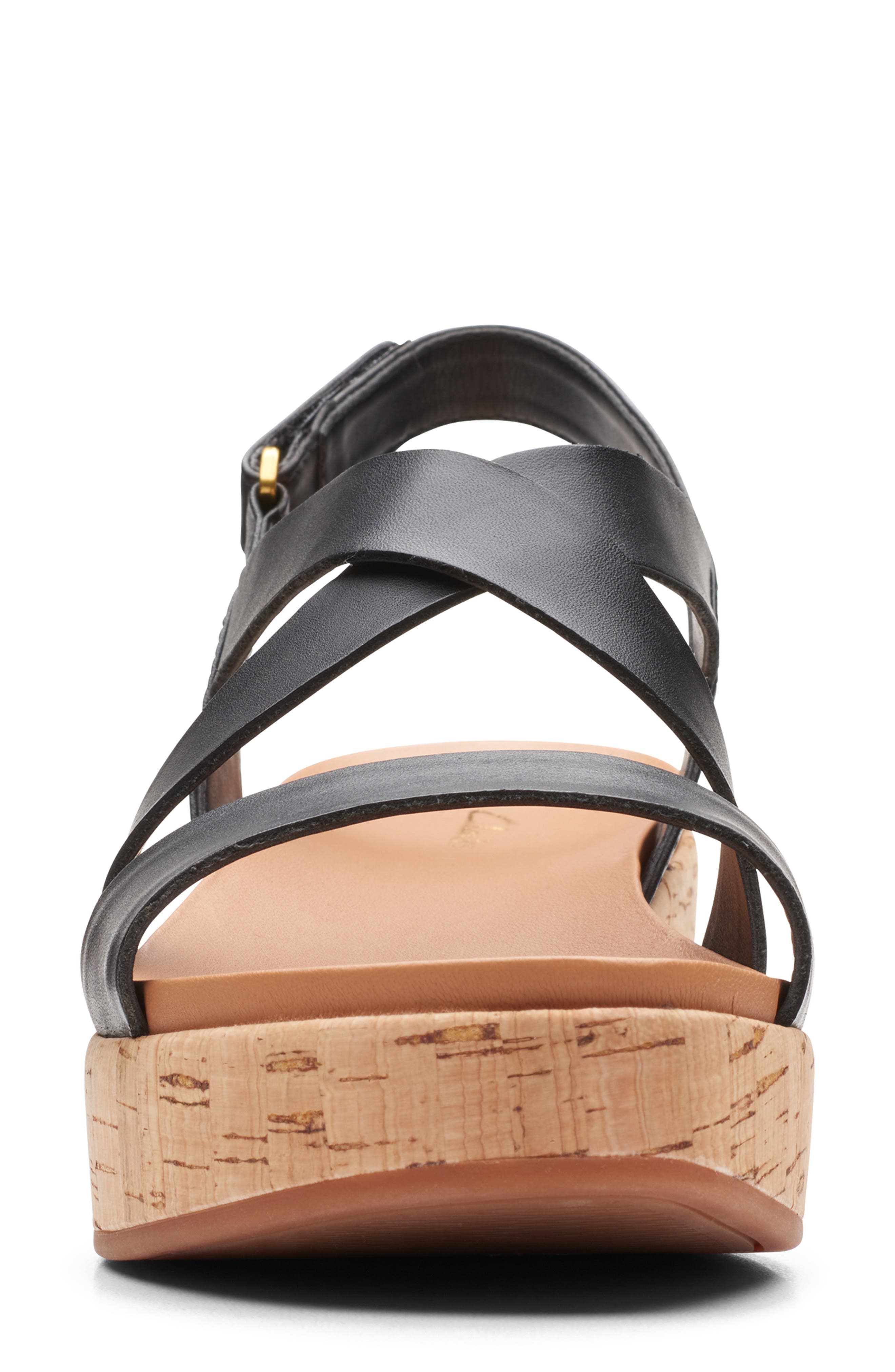 Clarks<sup>®</sup> Kimmei Wedge Sandal, Alternate, color, 