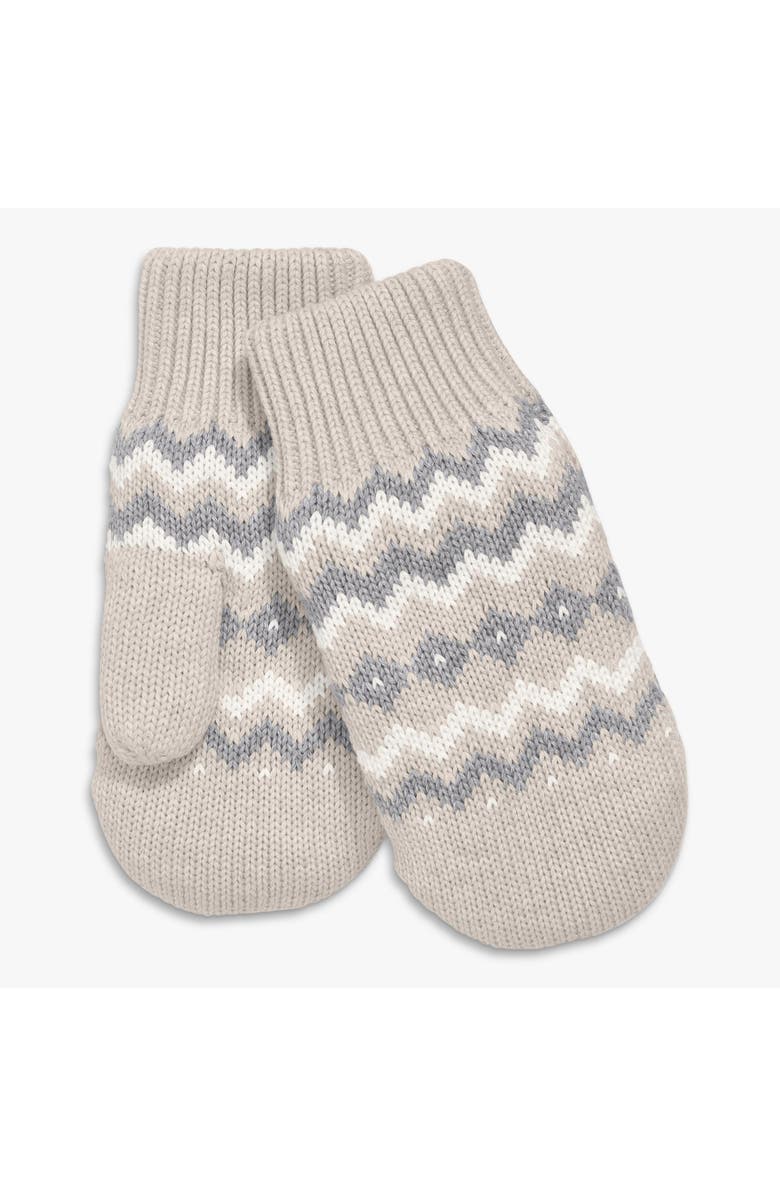 Primary Kids Fleece-Lined Fair Isle Mittens, Main, color,