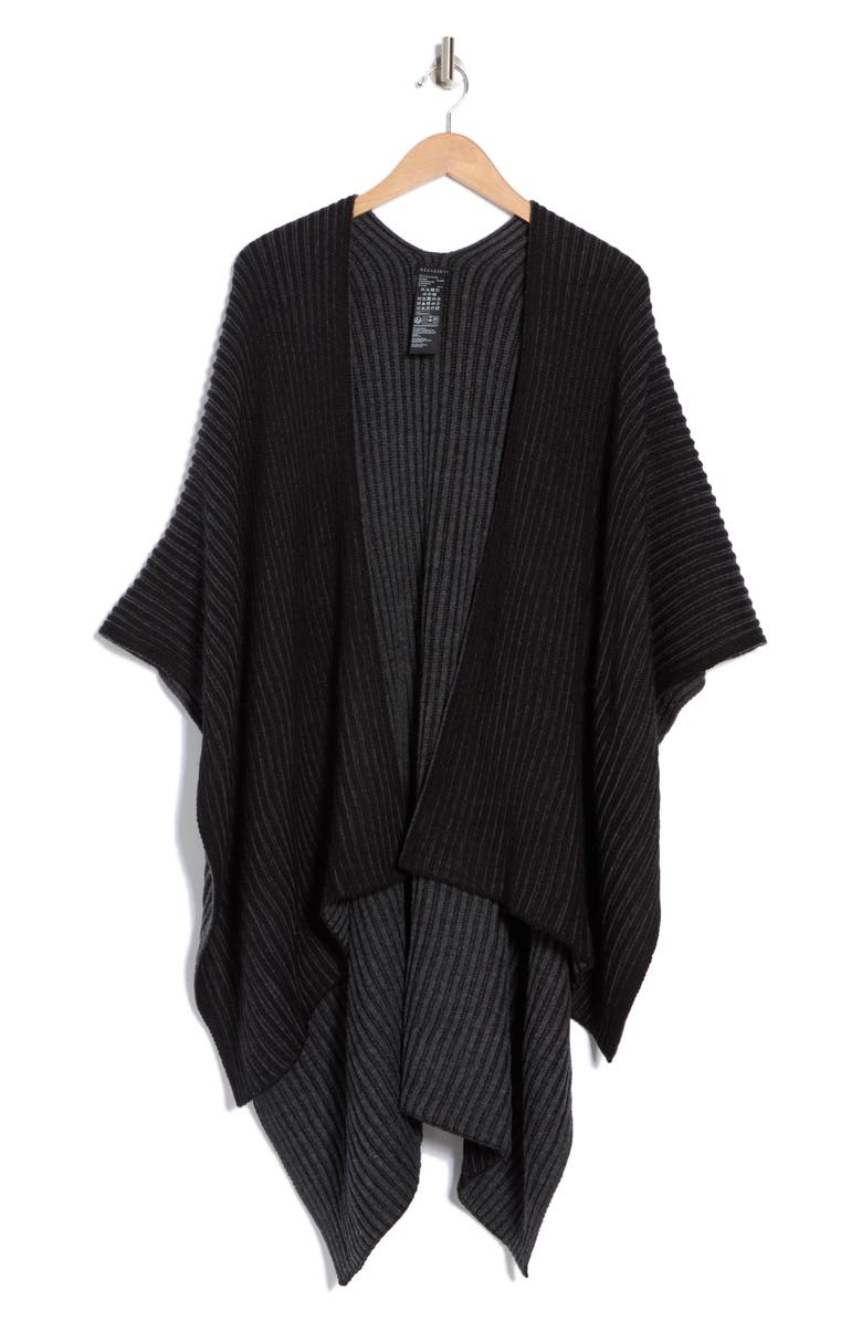 AllSaints Pleated Ruana, Alternate, color,