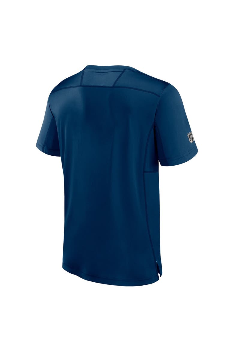 Men's Fanatics Branded  Deep Sea Blue Seattle Kraken Authentic Pro Tech T-Shirt, Alternate, color, Navy
