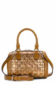 Rodez Woven Leather Handheld Bag