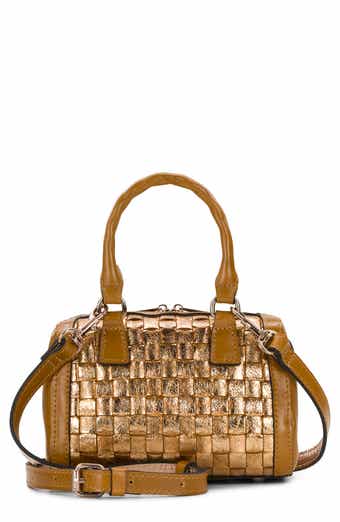 Rodez Woven Leather Handheld Bag