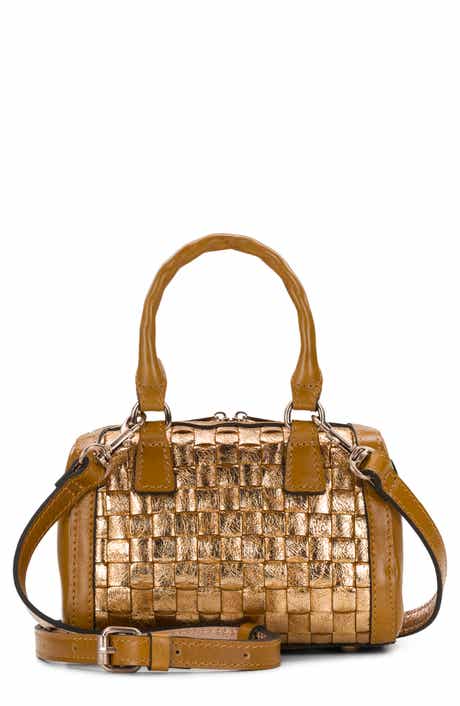 Rodez Woven Leather Handheld Bag