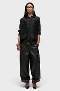 Hudson Jeans Vegan Leather Balloon Jogger