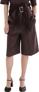 MANGO Argelia Pleated Bermuda shorts