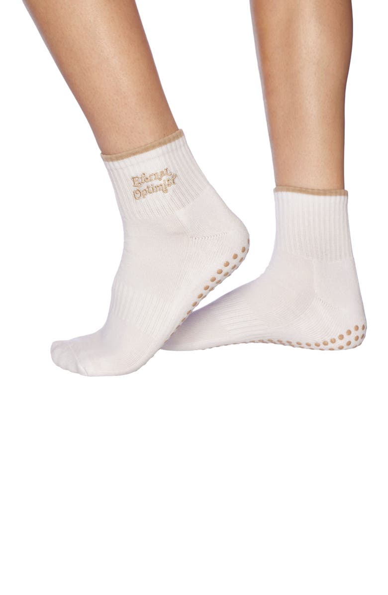 Souls. Optimist Embroidered Ankle Grip Socks, Main, color, 