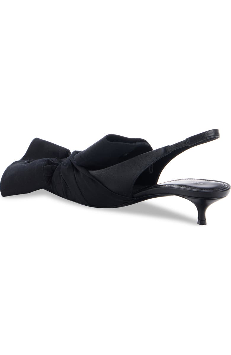 Balenciaga Chemise Pointed Toe Slingback Pump, Alternate, color, Black