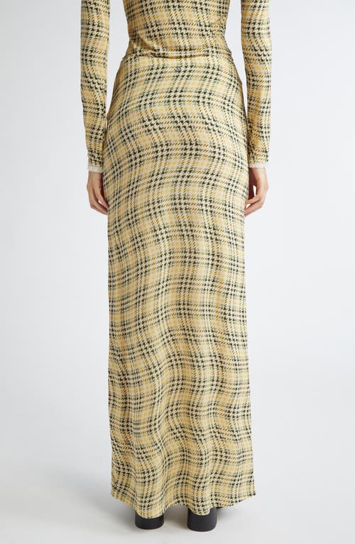 Rabanne Jupe Plaid Maxi Skirt