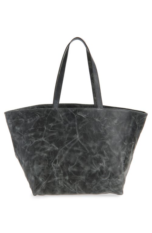 Alexander Wang Punch Logo Distressed Leather Tote